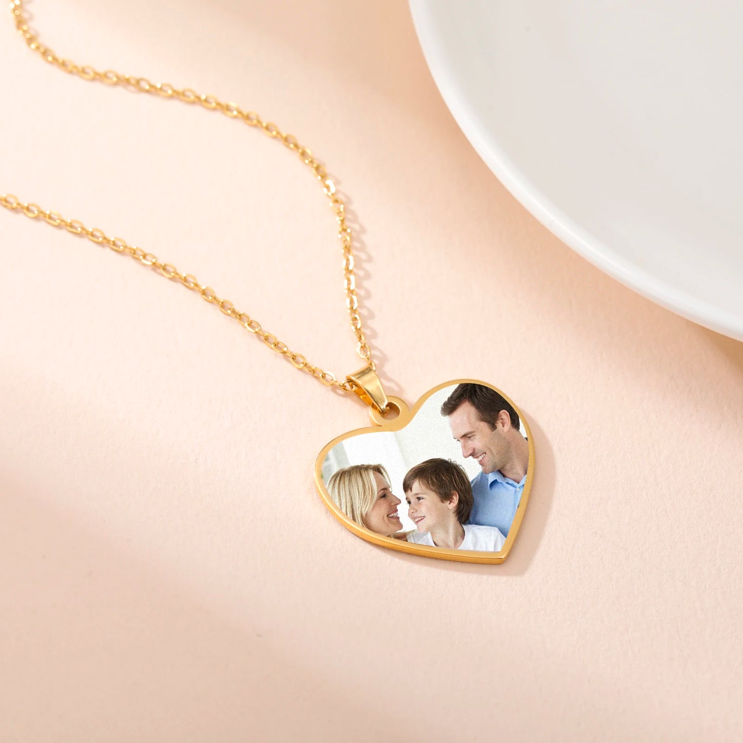 Herzanhänger mit Foto & Gravur – Dein Moment für immer