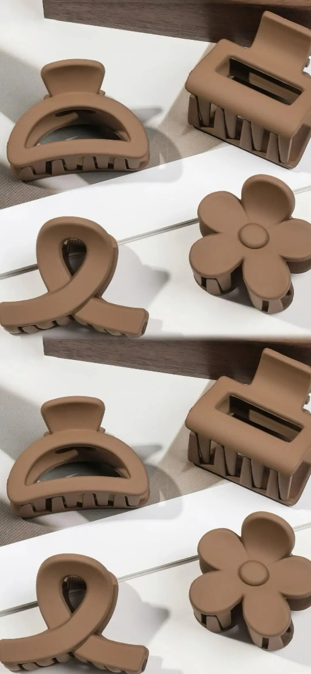 5er Set kleine Blumen-Haarklammern – Matte Mini-Haarclips für Frauen & Mädchen, ideal für feines Haar