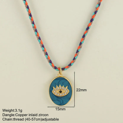 Boho Pop Art Halskette – Sommerliches Statement-Piece