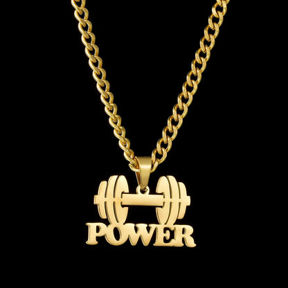 Collar con nombre deportivo personalizado en acero inoxidable: ¡tu nombre, tu estilo!