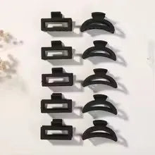 5er Set kleine Blumen-Haarklammern – Matte Mini-Haarclips für Frauen & Mädchen, ideal für feines Haar