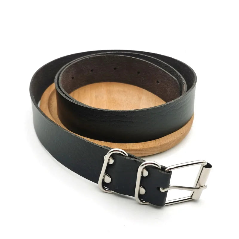 Cinturón de cuero punk personalizado – Cinturón con letras personalizadas | Cadena para el vientre y joyería corporal para fiestas y cosplay