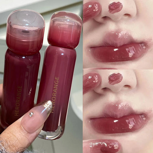 Spiegelnder Lipgloss „Smoked Grape“ – Feuchtigkeitsspendende Lippenlasur mit Glas-Finish, wasserfest & langanhaltend