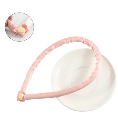 Heatless Curling Rod Stirnband – Weiche Lockenwickler ohne Hitze für Overnight Curls & Lazy Styling