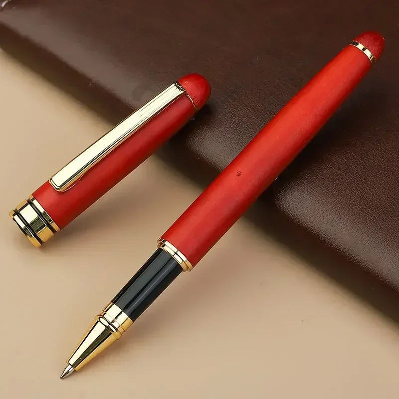 Bolígrafo de madera personalizado con grabado: caja de regalo de arce/haya, logotipo de empresa o nombre grabable. 