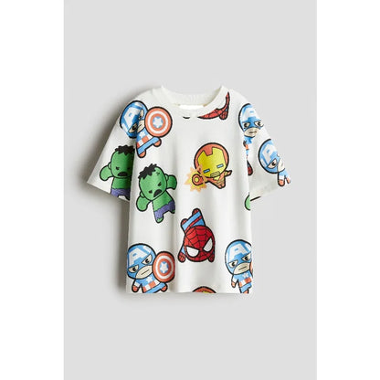 Camisetas de dibujos animados de Marvel y videojuegos: para niños y adultos