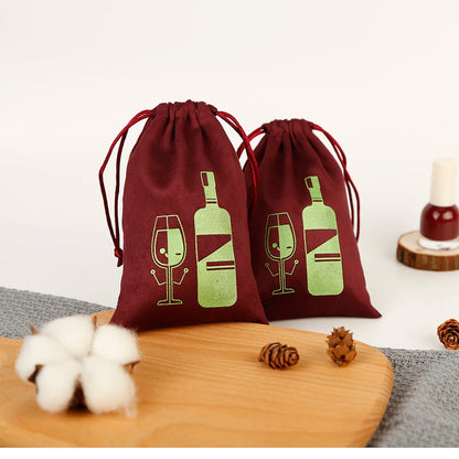 100 bolsas de joyería personalizadas con logotipo: bolsitas de terciopelo con cordón para anillos, pendientes, pulseras y cartas del tarot. 