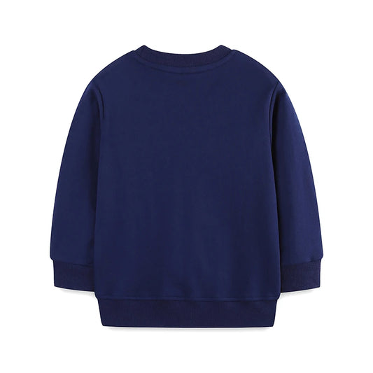 Sudadera infantil de algodón "Cohete y Planetas"