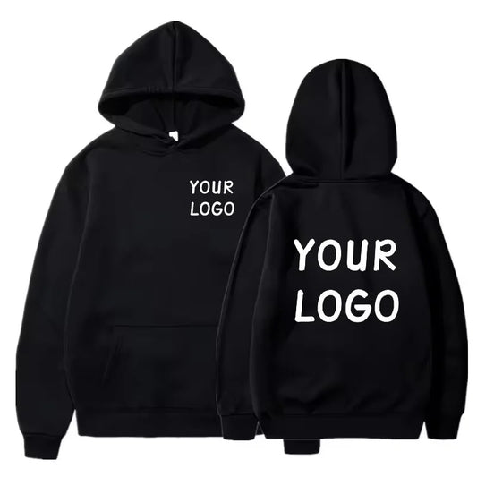 Sudadera unisex con estampado personalizado y tu logotipo | Regalos personalizados