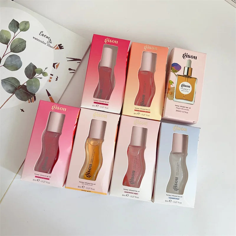 Original Gisou Feuchtigkeitsspendender Lippenbalsam & Lippenöl – Glanzpflege, aufpolsternder Effekt & intensive Feuchtigkeit