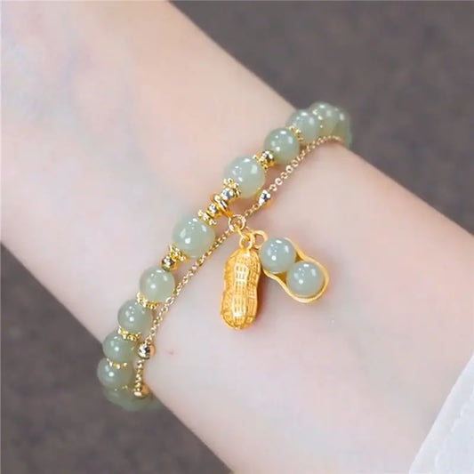 Vintage Perlenarmband – Elegantes Handstring-Armband mit Retro-Charme