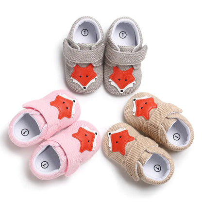 Weiche Sohle Cartoon Babyschuhe 0–1 Jahr – Rutschfeste Baby Lauflernschuhe