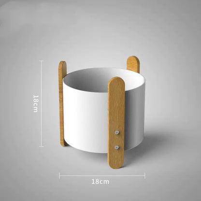 Nordischer Eisentopf – Minimalistischer Blumentopf in modernem Design, Korrosionsbeständig