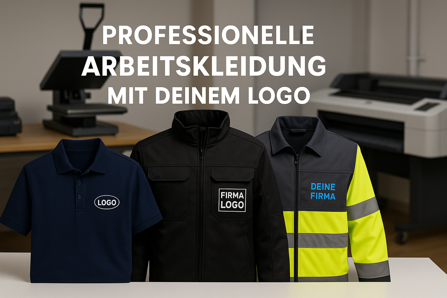 Professionelle Arbeitskleidung mit deinem Logo – Jetzt individuell bedrucken lassen!